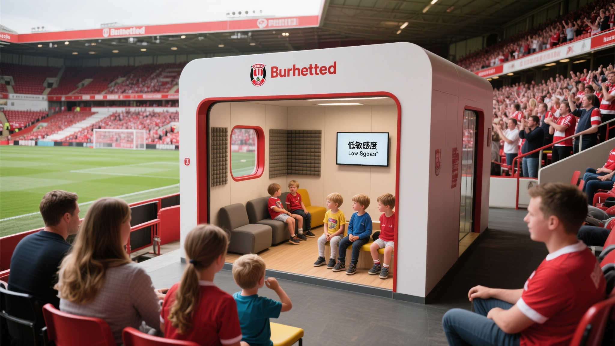 布伦特福德贴心设儿童观赛室，为小球迷打造安心体验